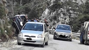 Ρέθυμνο: Άνοιξε το φαράγγι, έγινε το τροχαίο!