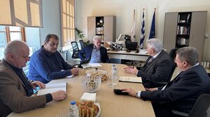 Συνάντηση Καλοκαιρινού - Καρκανάκη για την ενίσχυση της επιχειρηματικότητας 