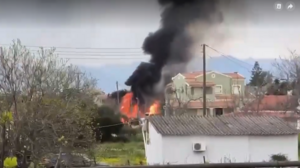 Kέρκυρα: Φωτιά σε χώρο ξενοδοχείου από καύση υλικών