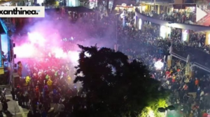 Έκαναν τη νύχτα μέρα οι καρναβαλιστές στην Ξάνθη για τη βραδινή παρέλαση - Βίντεο