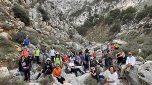 Η κοινή πεζοπορία του Ορειβατικού Συλλόγου Αγίου Νικολάου και του Φυσιολατρικού Ορειβατικού Συλλόγου Σητείας