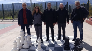 Υπαίθριο σκάκι στο Δημοτικό Σχολείο Ασημίου