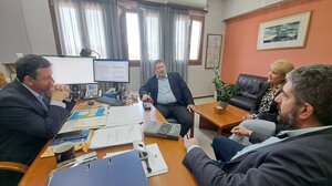 Συνάντηση Δημάρχου Αγίου Νικολάου με τον πρόεδρο του Παγκοσμίου Συμβουλίου Κρητών