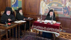 Με ένα λουλούδι ο Οικουμενικός Πατριάρχης για τον Μακαριστό Δαμασκηνό