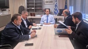 Κεγκέρογλου στη συνάντηση με τον υφυπουργό Κλιματικής Κρίσης: «Διεκδικούμε λύσεις και χρηματοδοτήσεις»