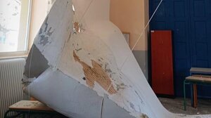 Φιλιατρά: Κατέρρευσε το ταβάνι σε τάξη δημοτικού σχολείου