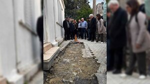 Στις Βούτες για αυτοψία ο Ε. Λέκκας μετά τις ρηγματώσεις που εμφανίστηκαν και προκαλούν ανησυχία - Βίντεο & φωτογραφίες