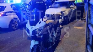 Ηράκλειο: Τροχαίο επί της Ικάρου με την Καζαντζίδη - Δύο τραυματίες