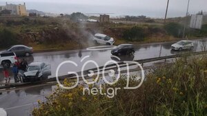 Ρέθυμνο: Σοβαρό τροχαίο με εγκλωβισμό στον ΒΟΑΚ- Βίντεο