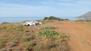 Στον Τσούτσουρο, με θέα τη θάλασσα ... και τα σκουπίδια