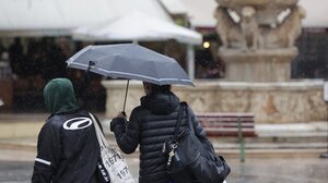 Βροχερό και σήμερα το σκηνικό του καιρού στην Κρήτη - Χιόνια στα ορεινά