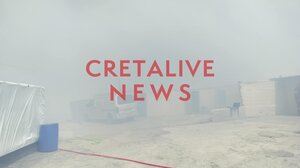 Μεγάλη κινητοποίηση για φωτιά στον καταυλισμό στη ΒΙΠΕ Ηρακλείου (εικόνες από το σημείο)