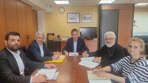 Συνάντηση του Δημάρχου Οροπεδίου με τον Διευθύνοντα Σύμβουλο της «Κτιριακές Υποδομές Α.Ε.»