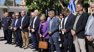 Στην εκδήλωση για το Ολοκαύτωμα της Λοχριάς ο δήμαρχος Βιάννου