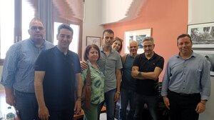 Συνάντηση Μενεγάκη με μέλη του ΔΣ του Συλλόγου Εργαζόμενων ΔΟΥ Ανατολικής Κρήτης