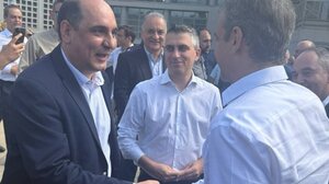 Έτρεξε ο Γιώργος για την επιτυχή έκβαση της παρουσίας του Πρωθυπουργού!