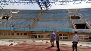 Στα έργα αναβάθμισης του Παγκρητίου Σταδίου ο Αλέξης Καλοκαιρινός