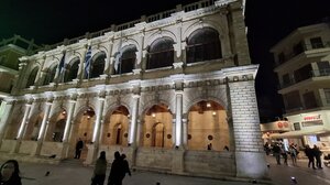 H φωταγώγηση της Λότζια για τον ΟΦΗ