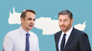 Ένα ιδιότυπο μπρα ντε φερ ΝΔ - ΠΑΣΟΚ με φόντο το Ηράκλειο!