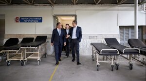 Επίσκεψη Μητσοτάκη στον «Ευαγγελισμό» - Ενημερώθηκε για το "βραχιολάκι" στο ΤΕΠ