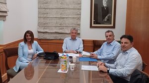 Ο δήμαρχος Αγ. Βασιλείου συναντήθηκε με τον Περιφερειάρχη