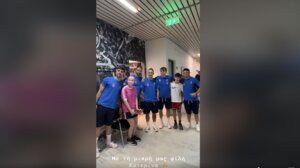 Μια πολύ συγκινητική στιγμή στην προπόνηση της Εθνικής Ομάδας ποδοσφαίρου