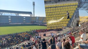 Αποφάσισαν να καθαρίσουν το Παγκρήτιο την ώρα της βράβευσης των παιδιών!