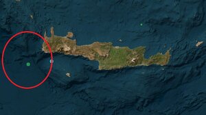  Σεισμός 3,3 Ρίχτερ νότια της Κρήτης