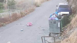 Γεμάτοι σκουπίδια οι κάδοι τόσες μέρες...