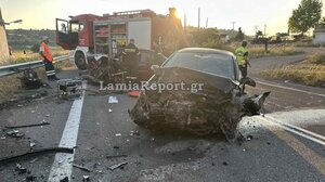 Σκοτώθηκε ζευγάρι σε σφοδρή μετωπική στη Βοιωτία