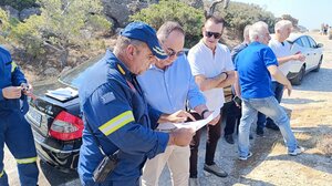 Γ. Πλακιωτάκης: απαιτείται άμεση αποκατάσταση των ζημιών και στήριξη των πυρόπληκτων της Ιεραπετρας