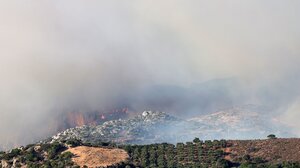 Φλέγεται η Κρήτη: Πύρινα μέτωπα σε Χανιά και Ηράκλειο!