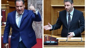 Άγρια κόντρα Ανδρουλάκη - Γεωργιάδη στη Βουλή: "Είστε εγκληματική οργάνωση" - "Υποδύεστε τις αθώες περιστερές"