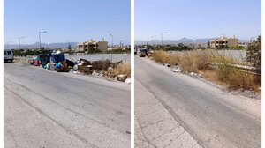 "Ξεχείλισε" οι κάδος της ανακύκλωσης - Κίνδυνος ατυχήματος από τις κούτες που σκόρπισαν στο δρόμο"