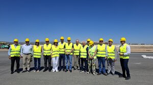 Στο εργοτάξιο του αεροδρομίου Καστελίου ο Υπουργός Υποδομών - Τι είπε για το λόφο Παπούρα - Βίντεο