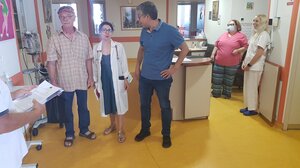 Περιοδεία κλιμακίου της ΠΟΕΔΗΝ στο Νοσοκομείο Ρεθύμνου