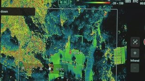 Θερμική κάμερα έδειξε 53°C πάνω από το Αττικό Άλσος το πρωί της Τετάρτης