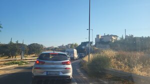 Πρωινό κυκλοφοριακό "έμφραγμα" στην έξοδο της Εθνικής Οδού