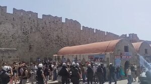 Αναβρασμός στη Ρόδο με φόντο τη Γάζα - Ένταση για την άφιξη Ισραηλινών