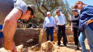 Σε Αρχαία Λύκτο και Παπούρα ο Ζ.Δοξαστάκης - "Είναι χρέος μας να διαφυλάξουμε και να αναδείξουμε αυτόν τον θησαυρό"