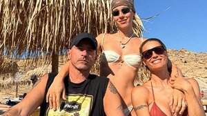 Ο Έρος Ραμαζότι... οικογενειακώς στη Μύκονο