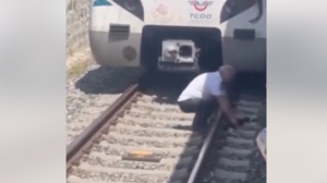 Οδηγός "τράβηξε χειρόφρενο" στο τρένο για να σώσει ένα γατάκι