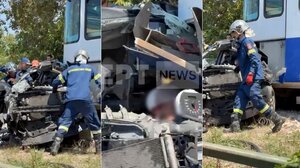 Πάτρα: Παρασύρθηκε από τον προαστιακό και μιλούσε στους πυροσβέστες μέσα απ’ τα συντρίμμια - Δείτε βίντεο