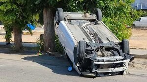 Ανατροπή οχήματος στην Αλικαρνασσό - Καλά στην υγεία της η οδηγός