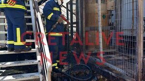 Άμεσα έσβησε η φωτιά που ξέσπασε έξω από κλινική στο Ηράκλειο