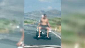 Ηράκλειο: Επικίνδυνο “παιχνίδι” τουριστών, που ...κρέμονται από “γουρούνες” στα Μάλια!