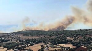 Φωτιά στην Κεφαλονιά κοντά σε σπίτια: «Αν βρίσκεστε σε Καραβάδο, Δοριζάτα και Κεραμειές απομακρυνθείτε προς Αργοστόλι»