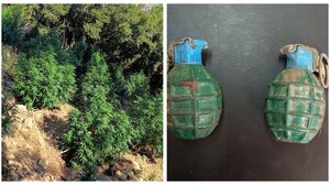 Καλλιεργούσε κάνναβη, είχε στην κατοχή του και χειροβομβίδες!