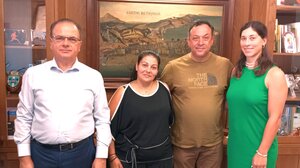 Συνάντηση Μαρινάκη με αντιπροσωπεία του σωματείου «Ρυθμική Αύρα Ρεθύμνου» 