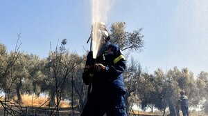 Πυρκαγιά στο Λαύριο: Ενισχύθηκαν οι πυροσβεστικές δυνάμεις